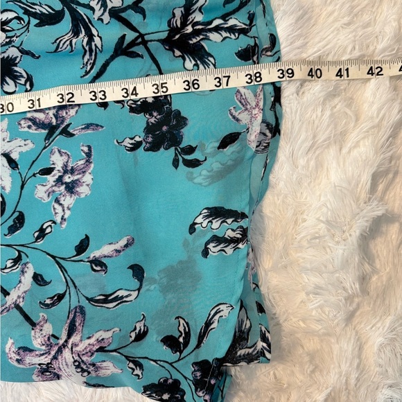 Floral Maxi Skirt in beautiful blu hues, size 18/20 - Picture 7 of 8